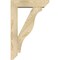 Ekena Millwork Funston Slat Rough Sawn Bracket w/ Offset Brace, Douglas Fir, 6"W x 22"D x 34"H BKT0604X22X34FST06RDF - alternate 4